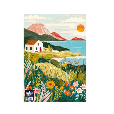 Пъзел Бялата къща край брега