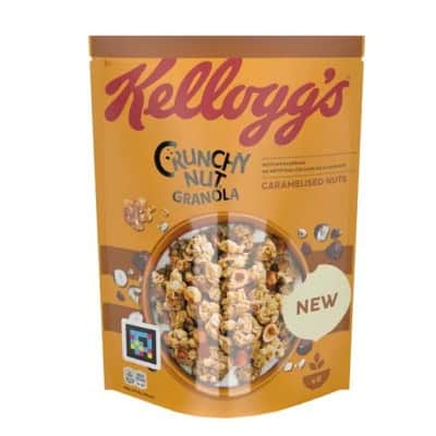 Гранола Kellogg`s карамелени ядки 380 гр