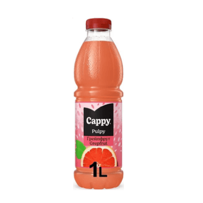 Плодова напитка Cappy Pulpy Грейпфрут 1л