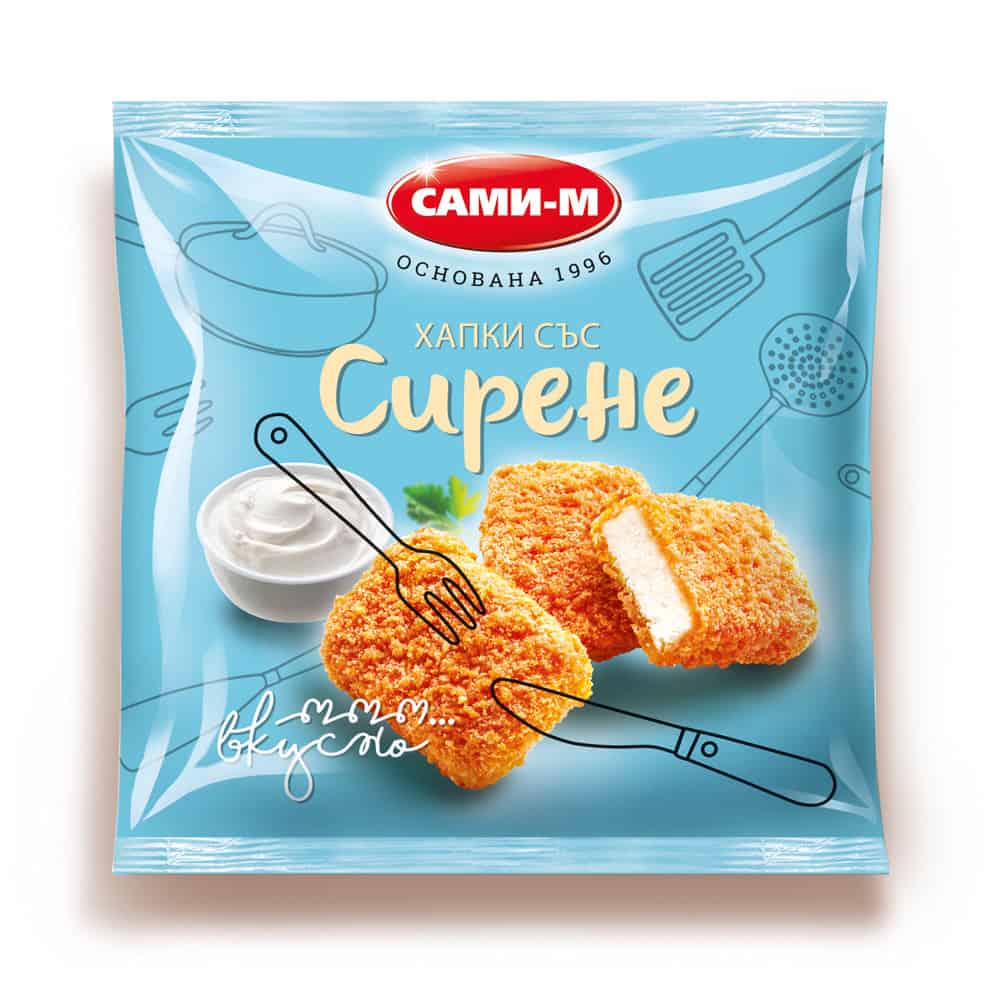 Хапки Пане със Сирене Сами-М 400гр