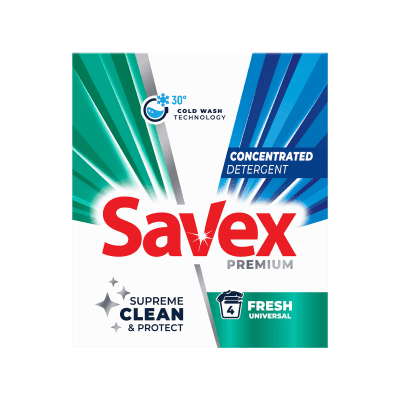 Прах Savex 2в1 пауър фреш 320гр/4пр