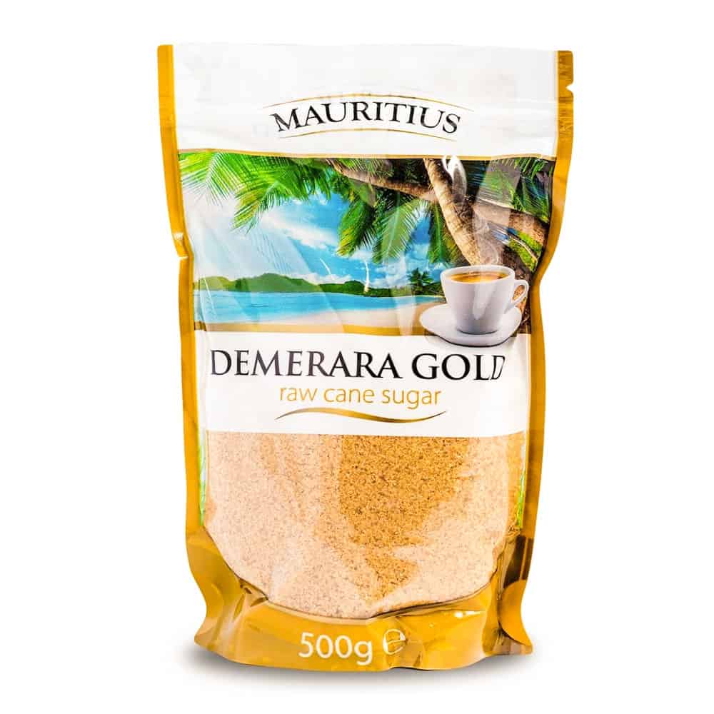 Захар кафява тръст. Demerara gold 500 гр