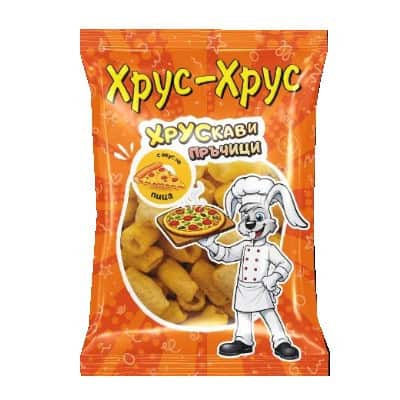 Пръчки хрус хрус пица 45гр