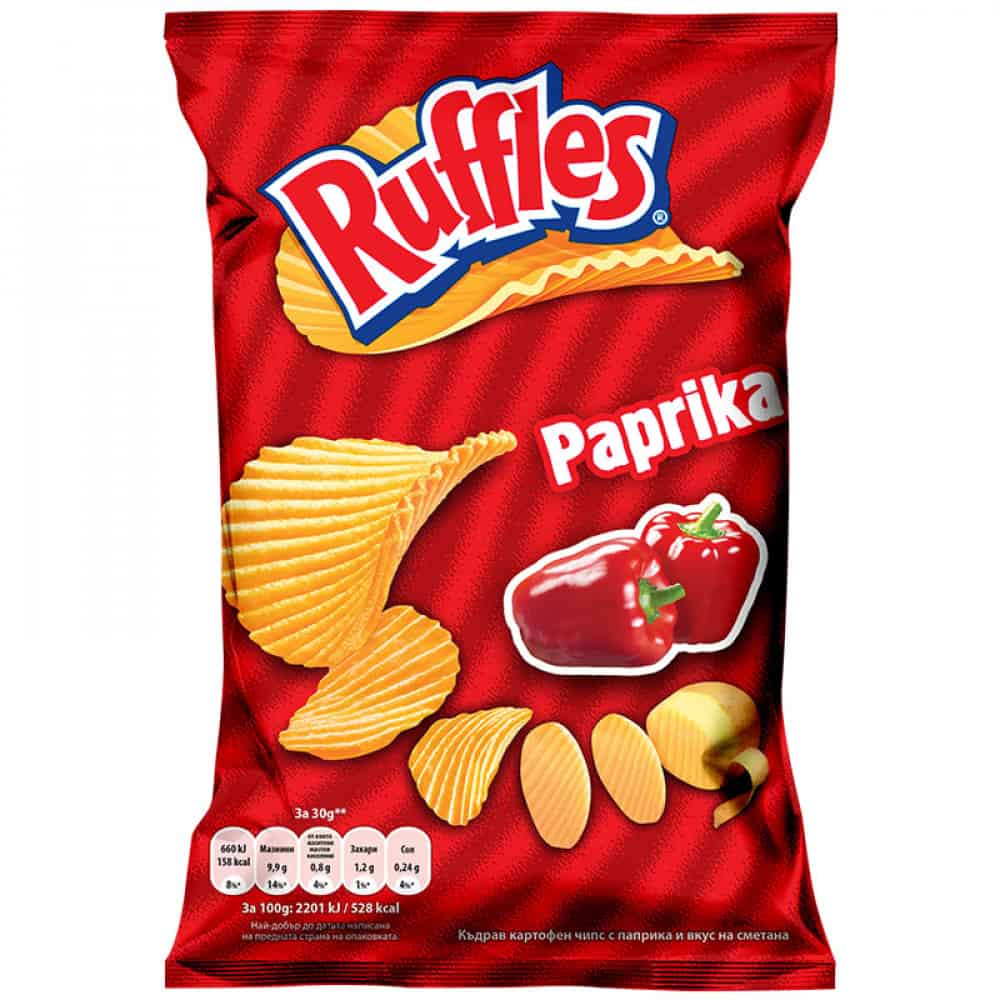 Чипс Ruffles с паприка 150 гр