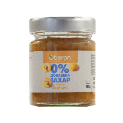 Конфитюр кайсия без захар Оберон 180гр