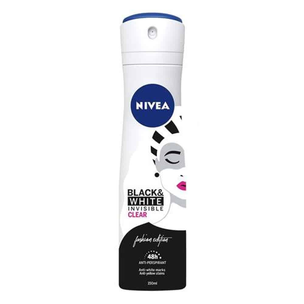 Дез. Nivea Black&White Clear 150мл