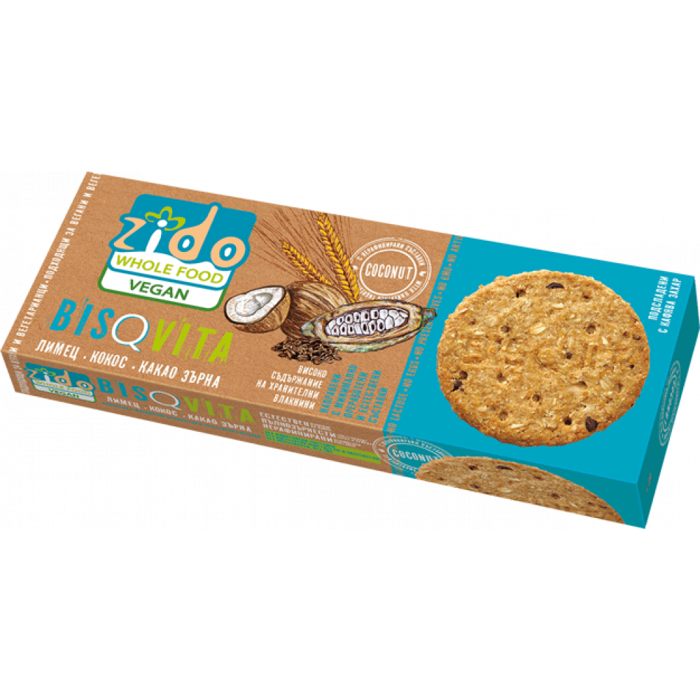 Б-ти Zido с кокос и какаови зърна 105 гр