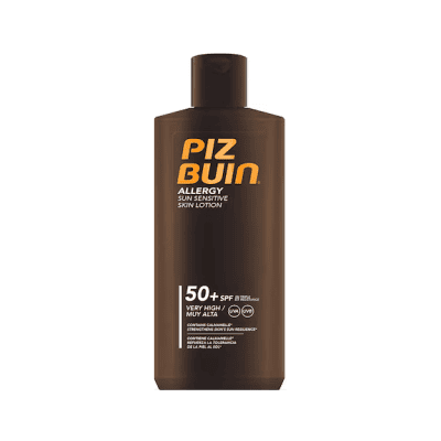 Лосион слънцез.Piz Buin алерг.SPF50 200мл