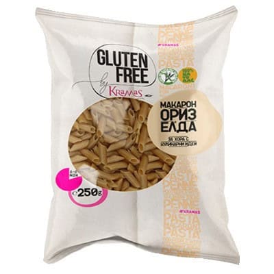 Макарони от ориз и елда Крамас 250гр