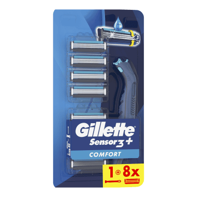 Самобр.Gillette Sensor 3+ножчета 8бр