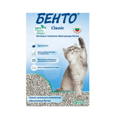 Котешка тоалетна Бенто 5кг