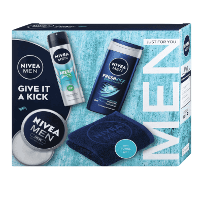 Комплект Nivea Men Give It A Kick с кърпа