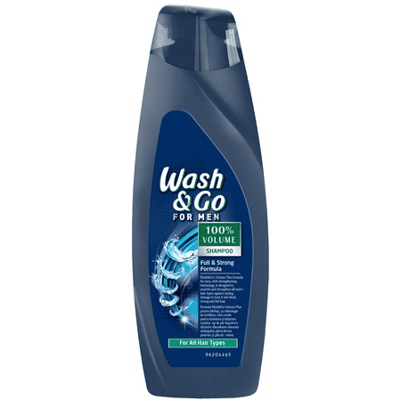 Ментолов шампоан Wash & Go Men 360мл