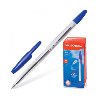 Химикалка Еrich krause r-301 1мм син