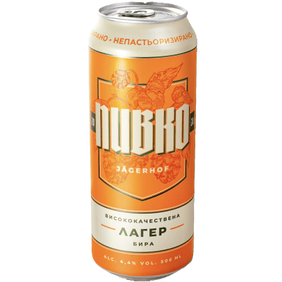 Бира Пивко Jagerhof Lager кен 0.5л
