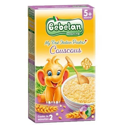 Микро паста Bebelan с кус кус 5+ 350гр