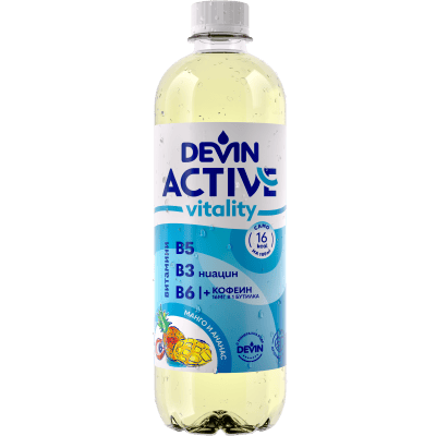Мин. вода Devin Active ананас/манго 0.425л