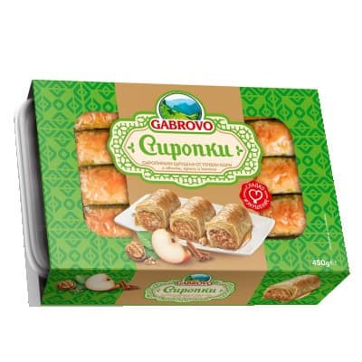 Щрудели сиропирани я-ка/орехи/канела 450гр