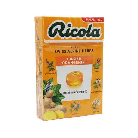 Бил.бонбони Ricola джиндж./порт.мента 40гр