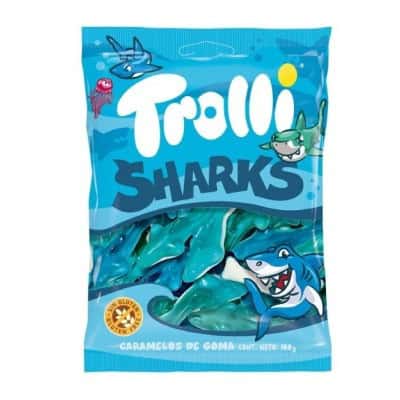 Ж.бонбони Trolli спагети я-ка/акули 100 гр