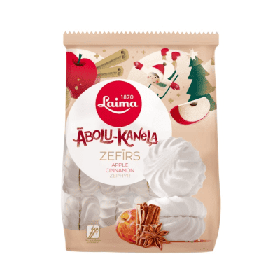 Зефир вкус ябълка с канела laima 200гр