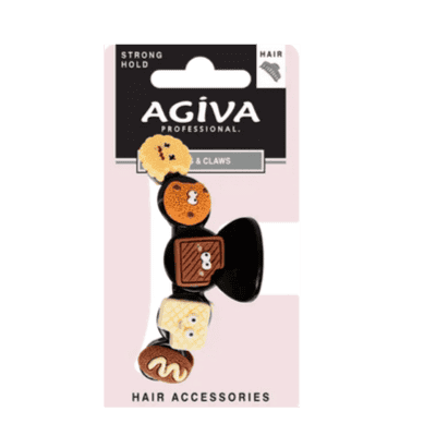 Шнола за коса agiva pro бисквитка 10.5см