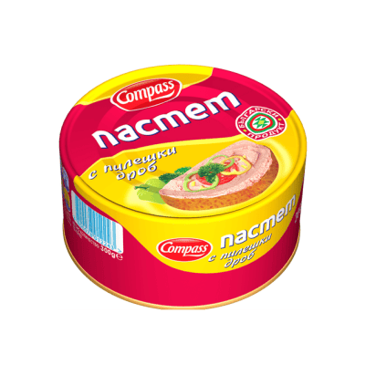Пастет Компас с пилешки дроб 300гр