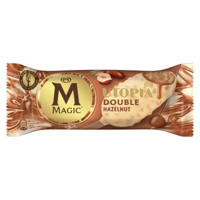 Сладолед Magic в клечка двоен лешник 85мл