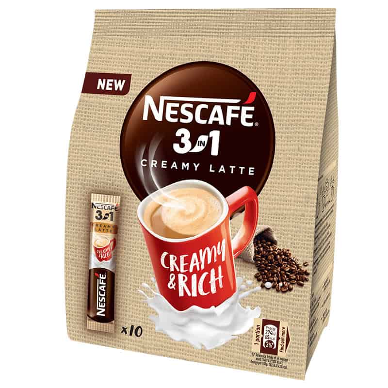 Nescafe 3в1 Creamy Latte 10 бр х 15 г 