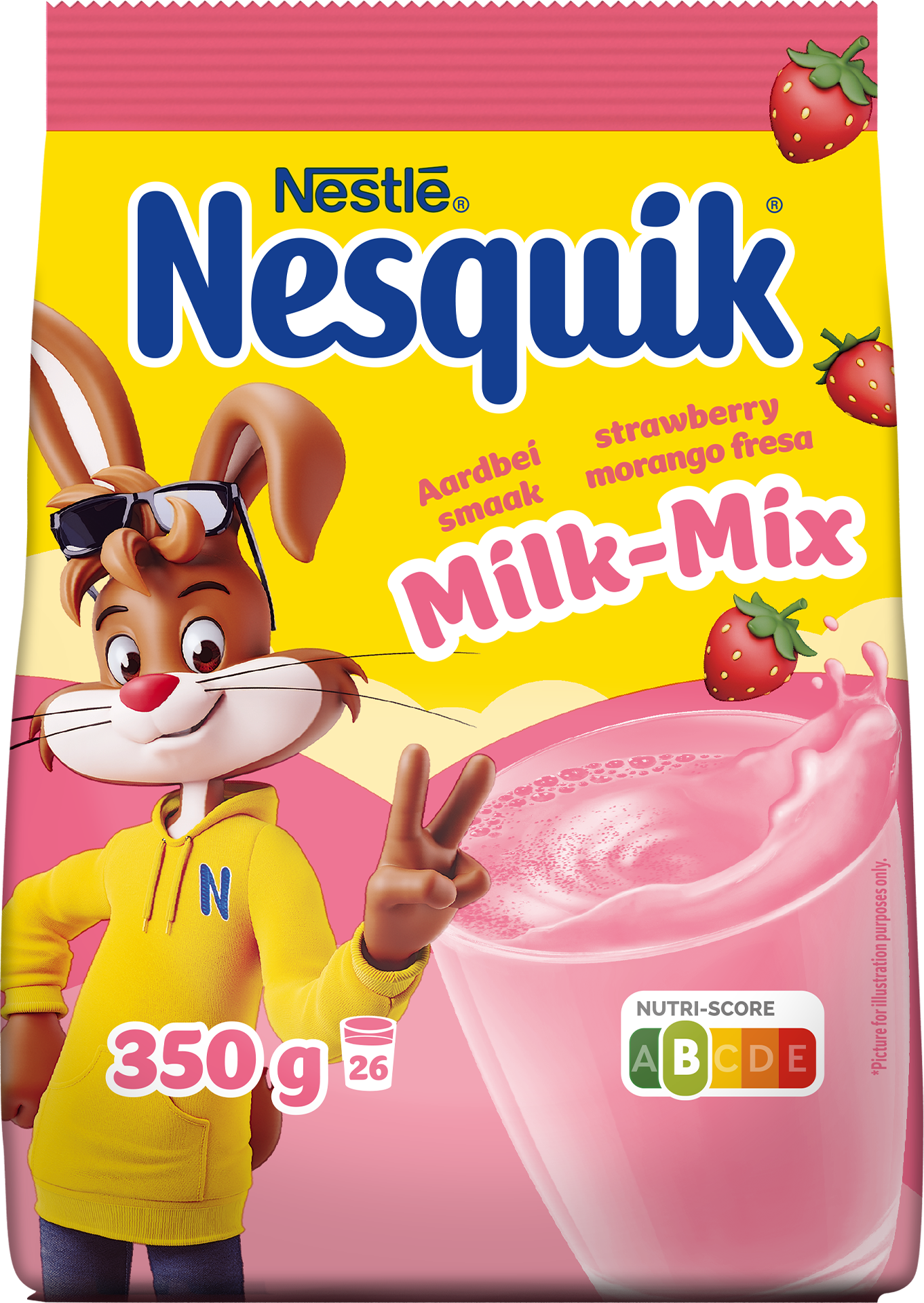 Разтворима напитка Nesquik с ягода 350гр