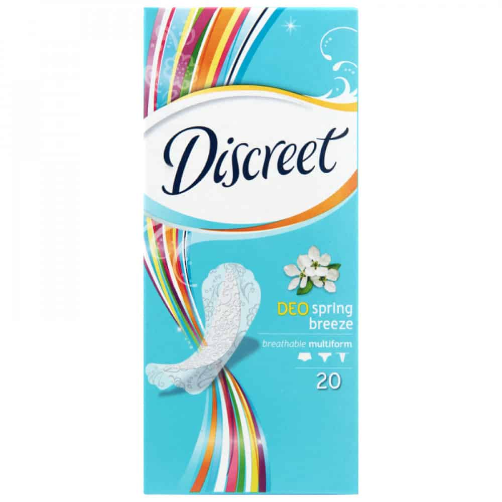 Ежедн. превръзки Discreet Sp. breeze 20бр 