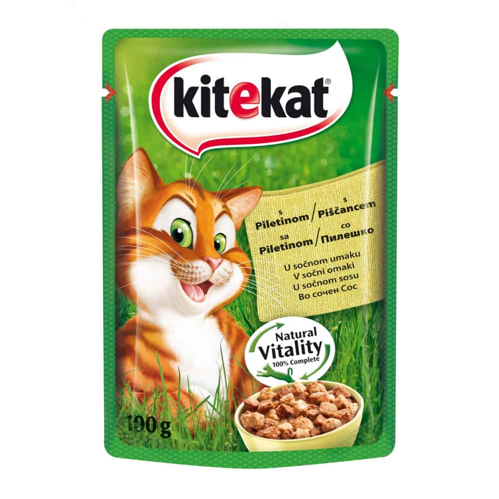 Храна Kite kat пауч пилешко в сос грейви 100гр