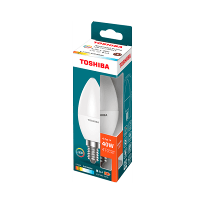 Led крушка Toshiba 40w/E14/470LM