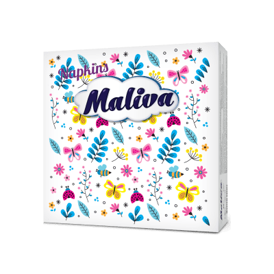 Салфетки Maliva 33/33 50бр