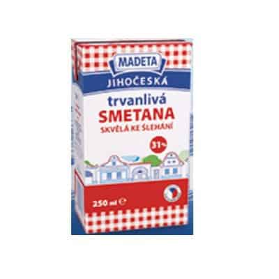Сметана млечна Madeta 31% 250мл