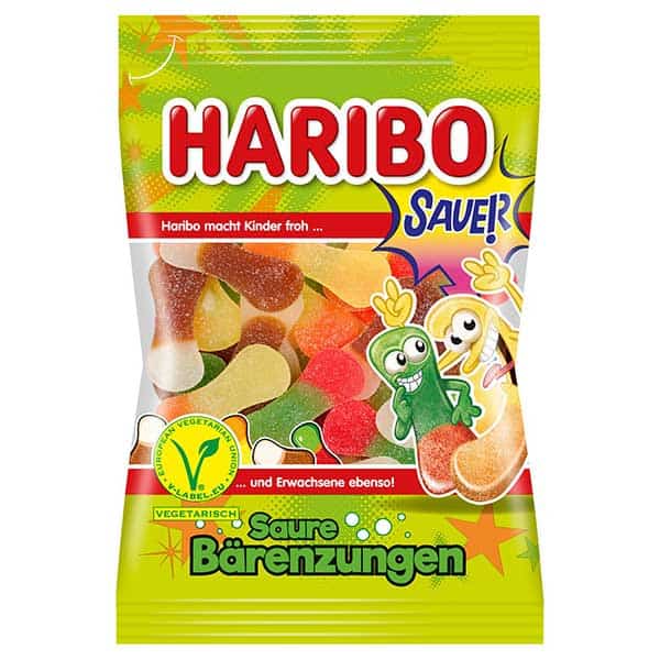 Бонбони Haribo Мечешки Езичета 100гр