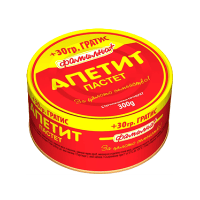 Пастет Апетит фамилна 300гр