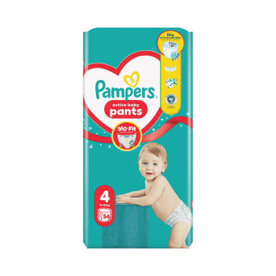 Гащички Pampers JP S4 54бр