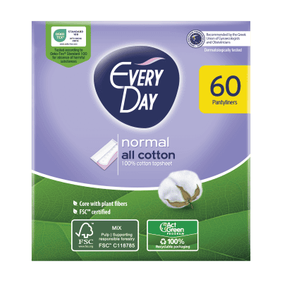 Ежедн.превръзки EveryDay памук 60бр