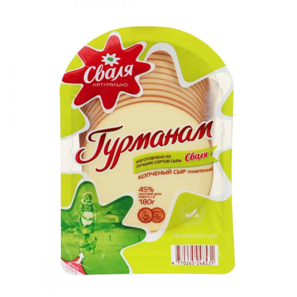 Кашкавал Gurmanams 45% 180гр