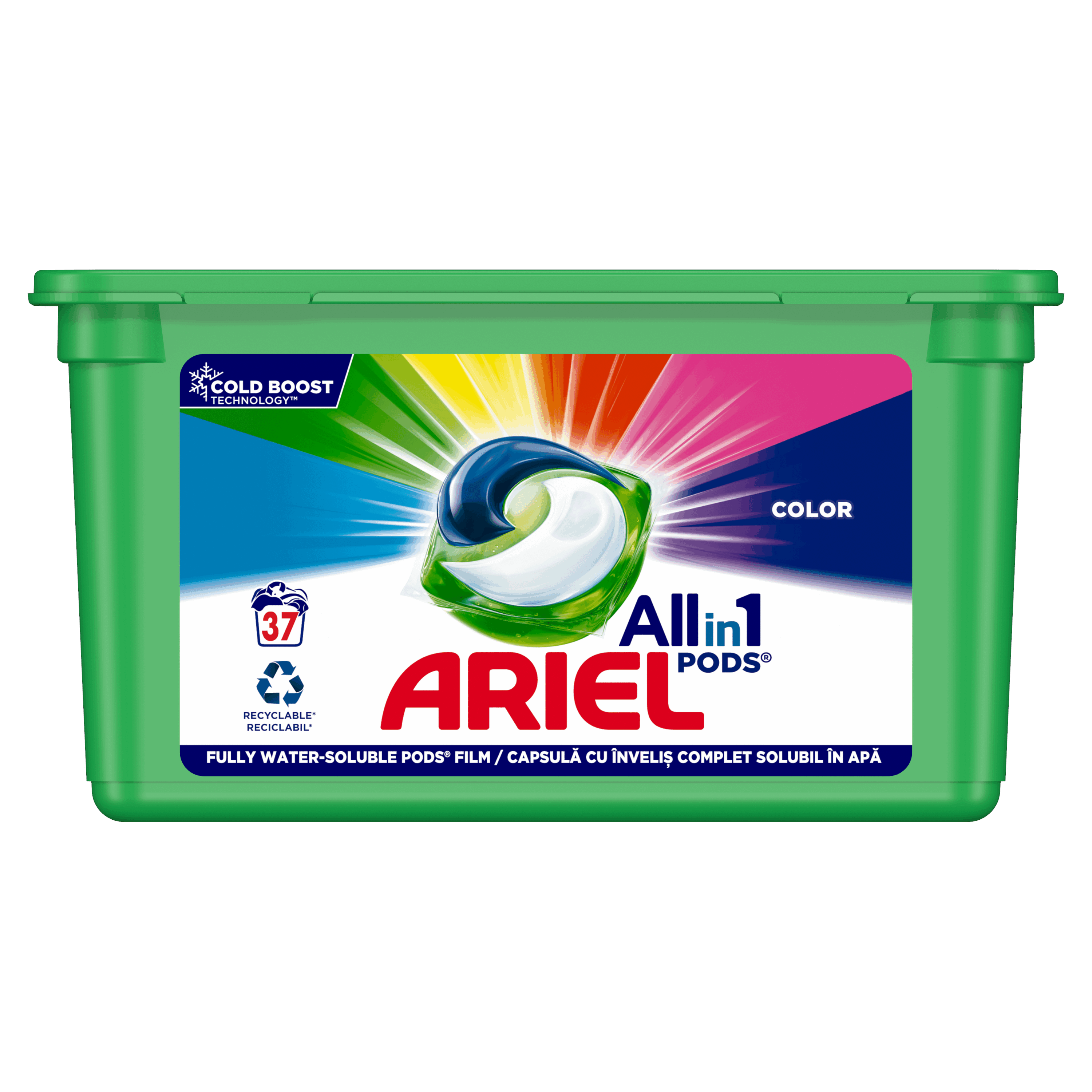 Капсули Ariel 3в1 Color 37 бр