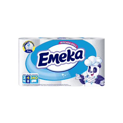 Кухненска хартия Emeka White, 4 бр.