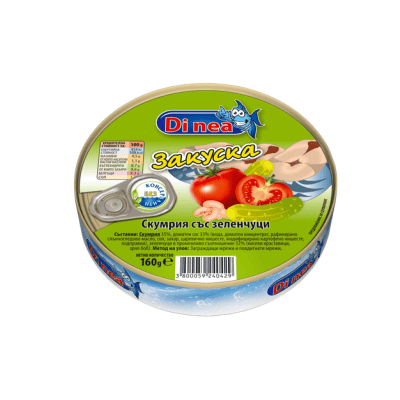 Скумрия Di nea закуска 160 гр