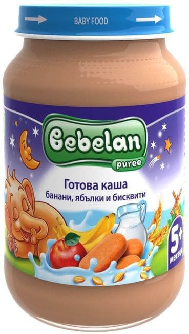 Мл. Каша Bebelan Банан/Ябъл/Би-ти 4м 190гр