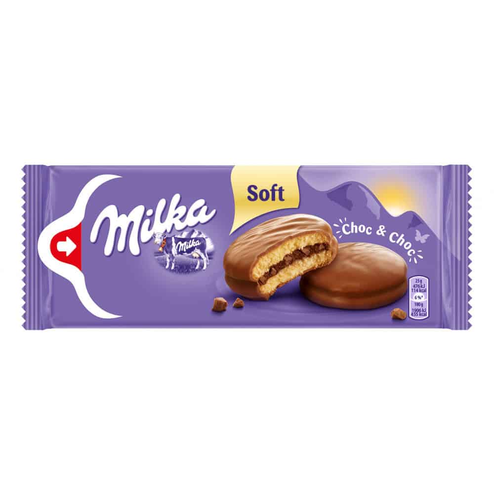 Бисквити Milka Choc&Choc 150гр