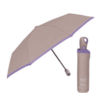 Чадър дамски мини light perletti