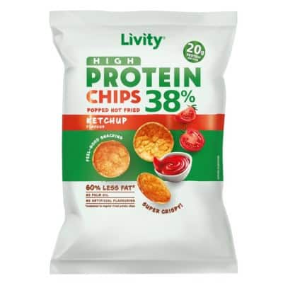 Чипс протеинов ливити кетчуп 52гр
