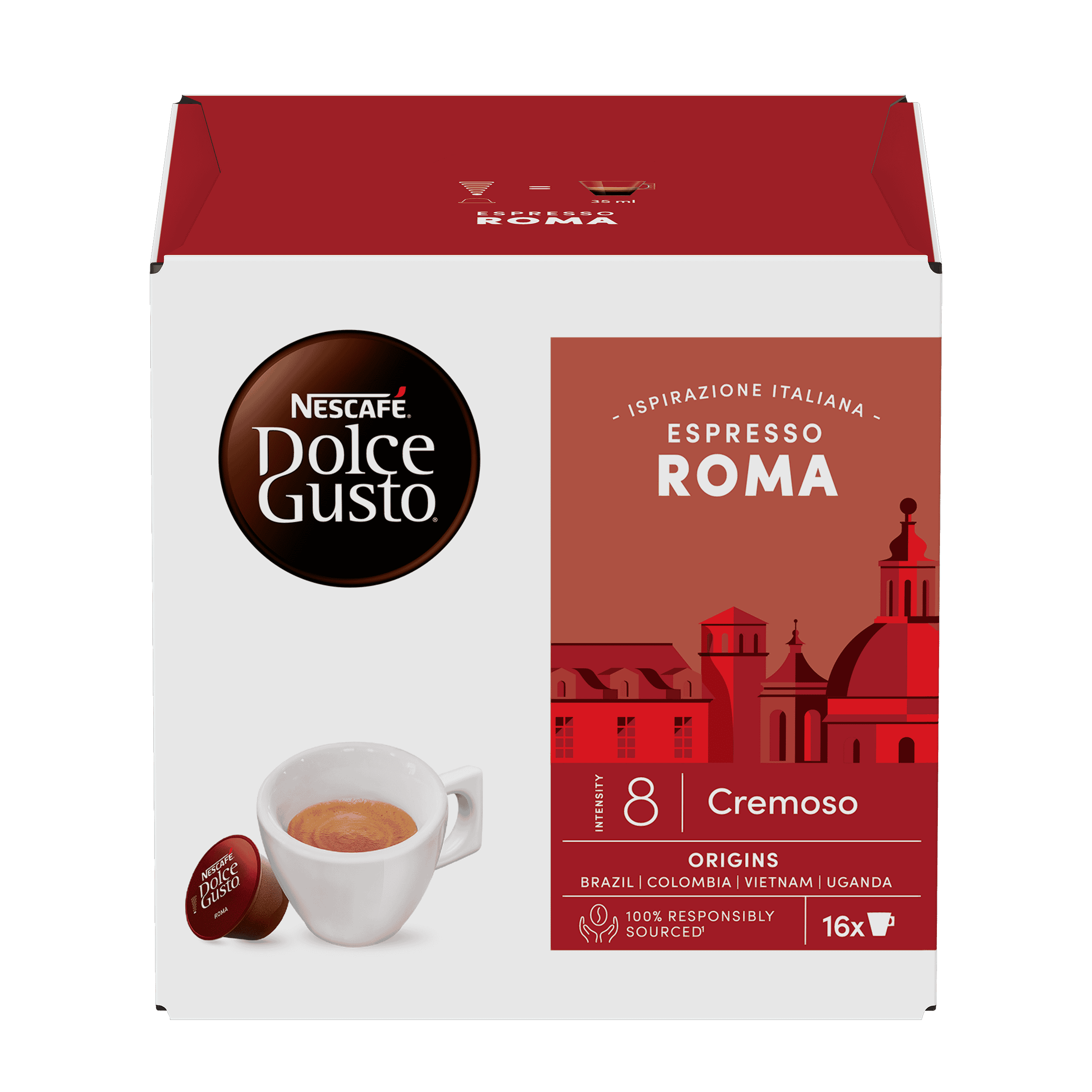 Nescafe Dolce Gusto Roma с капсули 16бр