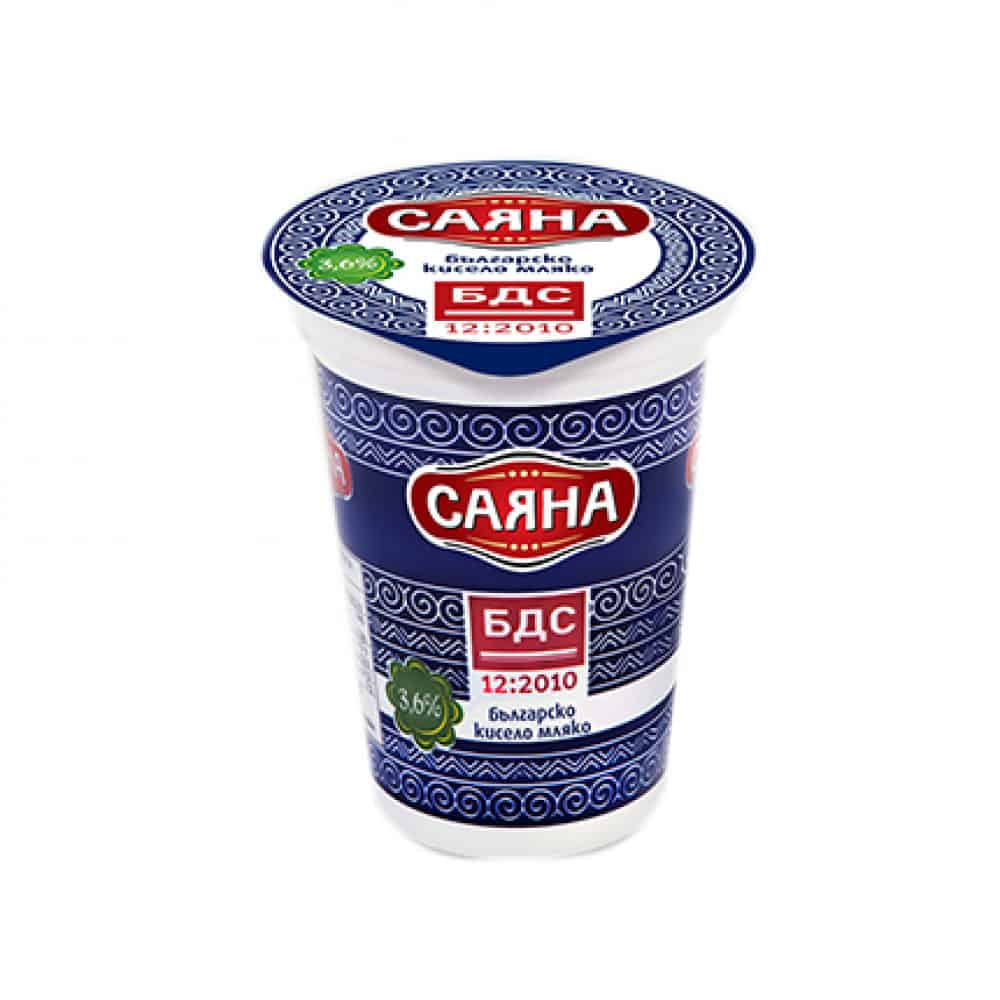 Кисело мляко Саяна БДС 3,6% 400гр