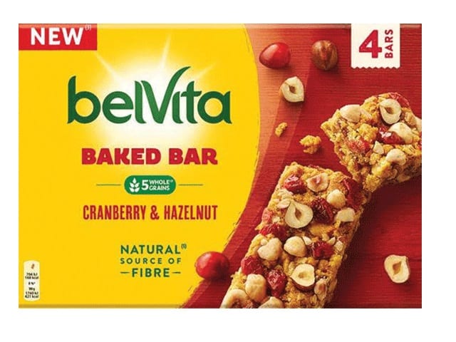 Бар Belvita боровинка и лешници 160 гр